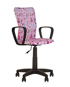 Крісло дитяче Junior GTР хрестовина PL55 спинка сітка OD-06, сидіння тканина CM-04 (Новий Стиль ТМ)