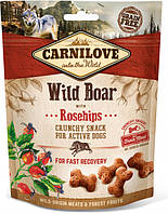 Лакомство для собак Carnilove Crunchy Snack Wild Boar with Rosehip (с диким кабаном и шиповником) 200 г