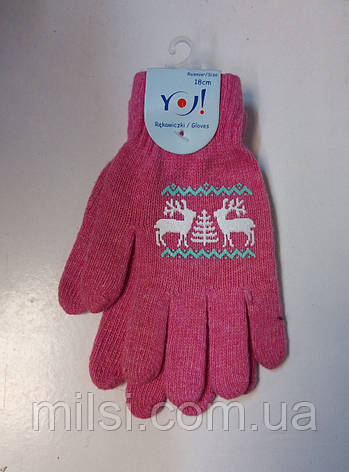 Рукавички дит Польша  YO! R-119A,  асорті, фото 2
