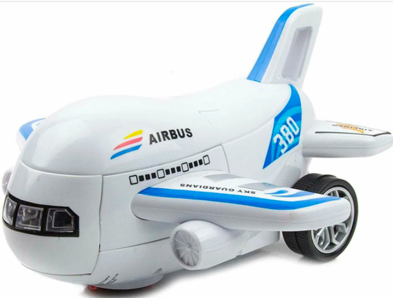 Іграшка літак робот-трансформер Airbus 2 in 1, фото 4