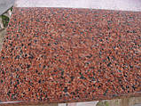 Стільниця з лезниківського червоного граніту., фото 2