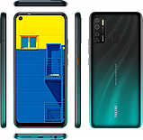 Смартфон Tecno Spark 5 Pro 4/128Gb з великим екраном 6,6" з потужною батареєю і потрійний камерою зелений, фото 2