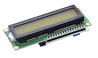 LCD1602 ЖК 16х2 модуль с припаянным i2c модулем - зеленый дисплей