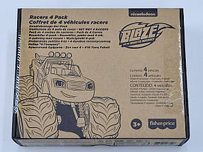 Fisher-Price Набір Вспиш та диво машинки (Вспиш, Зеґ, Крушіла і Рик 4 шт.) Blaze & the Monster Machines, фото 6