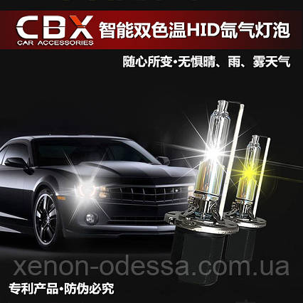 Лампа ксенон CBX D2H 5500K + 3000 К з двома температурами cвіту, фото 1
