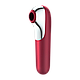 Вакуумний стимулятор клітора Satisfyer Dual Love зі смарт управлінням Red, фото 5
