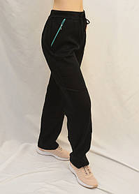 Штани жіночі зимові з начосом L - 5XL Tovta (Угорщина) теплі Штани спортивні жіночі - батал Чорний, XL