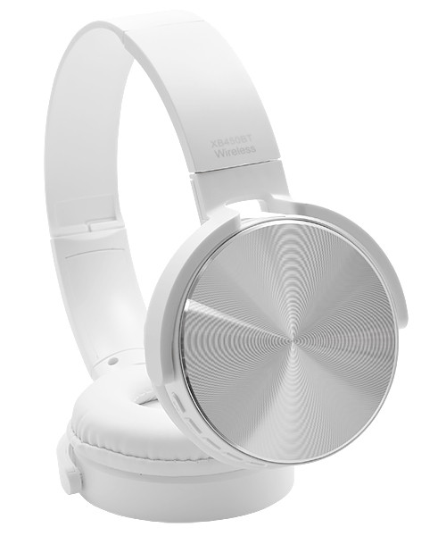 Бездротові Bluetooth-стерео навушники HBQ 450 з підтримкою карти пам'яті Білі (450 WHITE)