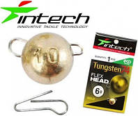 Розбірне вольфрамове грузило Intech Tungsten 74 Gold 2.5g (2шт)