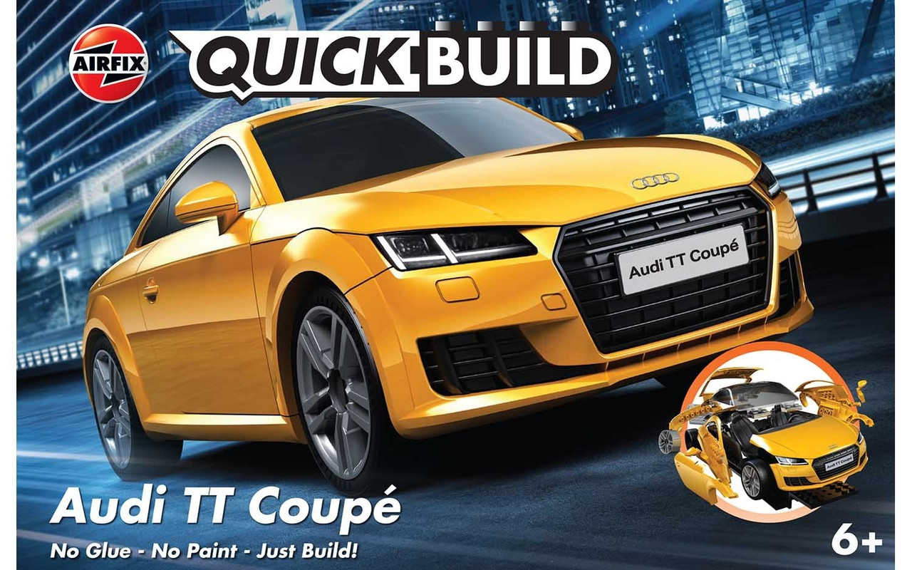 Audi TT Coupe (Lego складання). Збірна пластикова модель автомобіля (швидка складка без клею). AIRFIX J6034