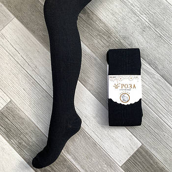 Колготки жіночі ангора ажурні Троянда, 350 Den, розмір L-XL (46-50), чорні, 9957-7
