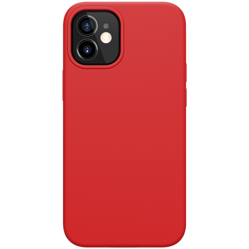 Магнітний силіконовий чохол Nillkin для iPhone 12 mini (5.4 ") Flex Pure Pro Magnetic Case Red