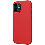 Магнітний силіконовий чохол Nillkin для iPhone 12 mini (5.4 ") Flex Pure Pro Magnetic Case Red, фото 5