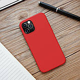 Магнітний силіконовий чохол Nillkin для iPhone 12 Pro Max (6.7 ") Flex Pure Pro Magnetic Case Red, фото 4