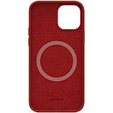 Магнітний силіконовий чохол Nillkin для iPhone 12 Pro Max (6.7 ") Flex Pure Pro Magnetic Case Red, фото 3