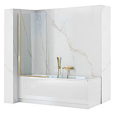 Єкран для ванни Rea Elegant Gold 70 см