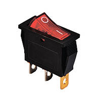 Переключатель KCD3-2-101NV R/B 220V 1 клавиша красная с подсветкой TNSy5500856