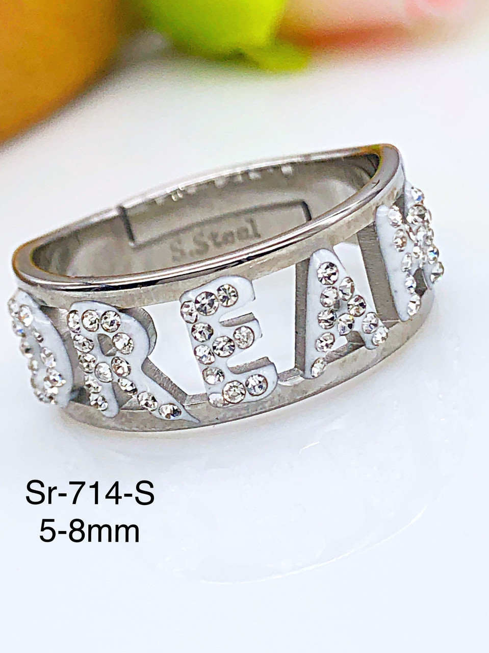 Кільце Stainlees Steel преміум Sr-714 (7)open
