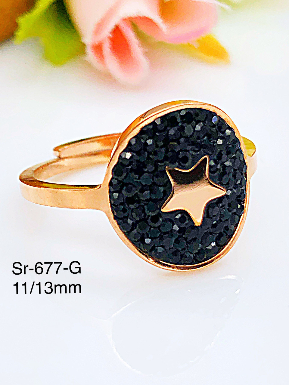 Каблучка Stainlees Steel (преміум) Sr-677(7)open