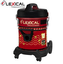 Професійний промисловий вакуумний пилосос LEXICAL LVC-4002 RED з контейнером 25л