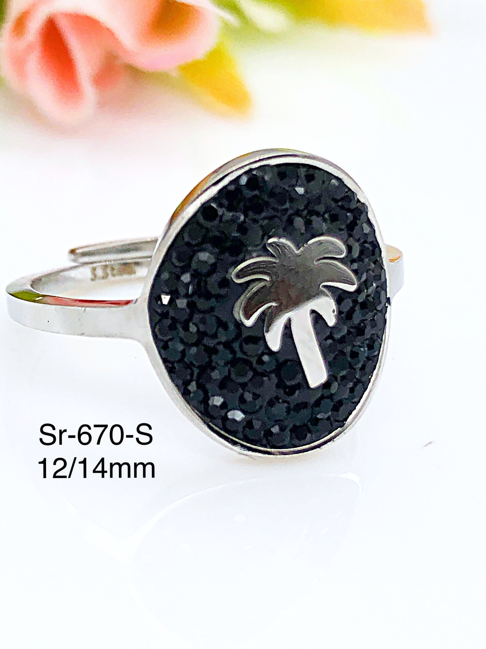 Каблучка Stainlees Steel (преміум) Sr-670(7)open