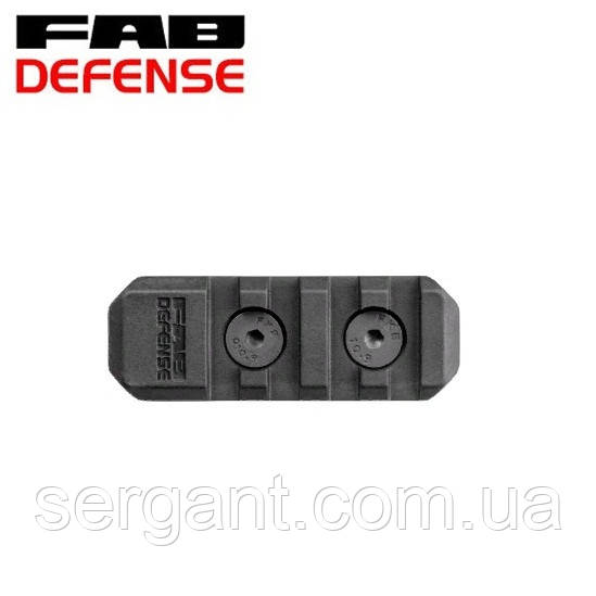 Бічна полімерна планка Fab Defense M-LOK Вівер/Пікатинні 4 слоти для цівки Fab Defense VANGUARD M-LOK