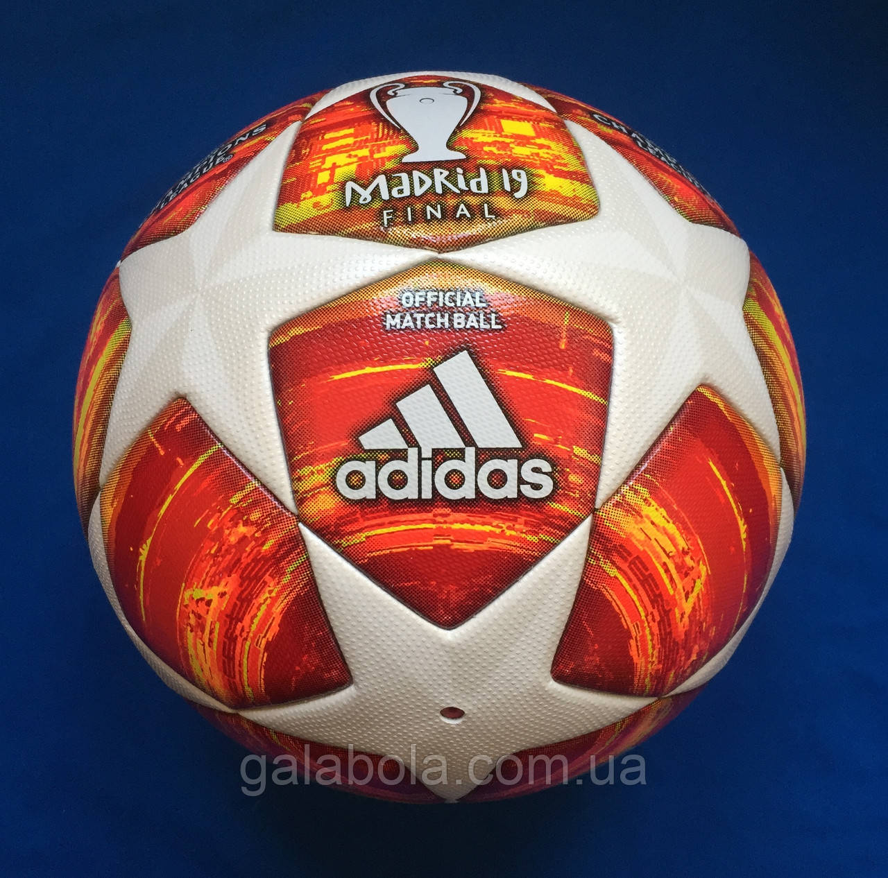 Купить Мяч футбольный Adidas Finale Madrid 19 OMB DN8685 Без (размер 5), цена 3600 ₴ — Prom.ua (ID#1322181888)