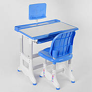 Парта зі стільчиком J 62505 регулюється висота та стільниця, фото 2