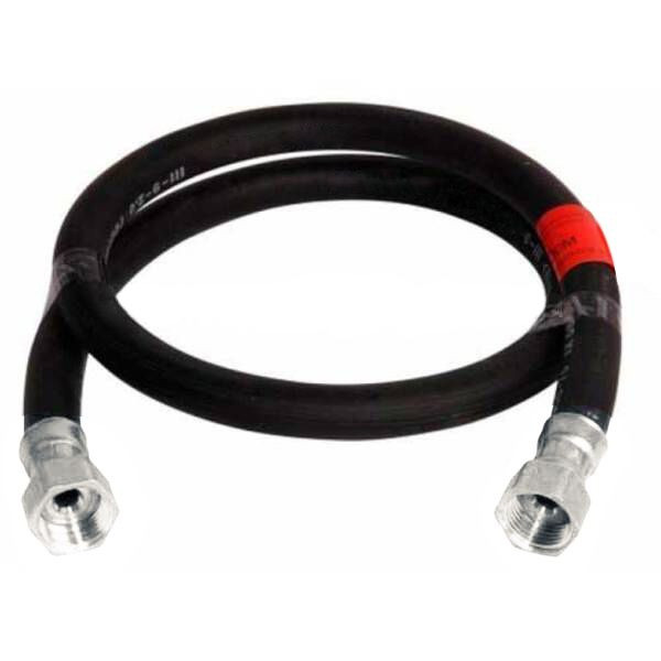 Газовий шланг чорний (гайка сталь) 500 см