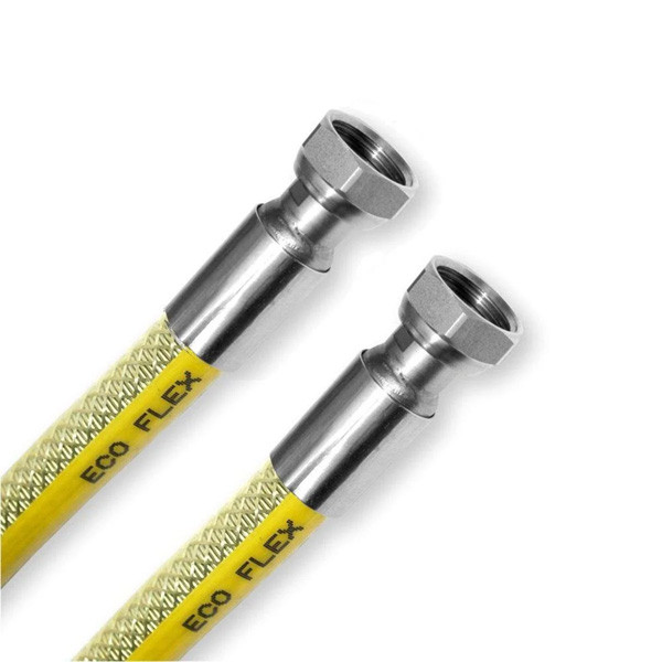 Сильфонний газовий шланг EcoFlex ЄВРО L-125 см D 1/2 ГГ