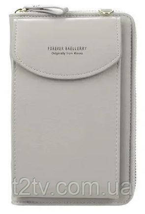 Гаманець-клатч Baellerry Forever N8591, сірий, фото 1