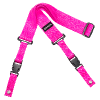 Гитарный ремень DIMARZIO 2 INCH NYLON CLIPLOCK NEON PINK