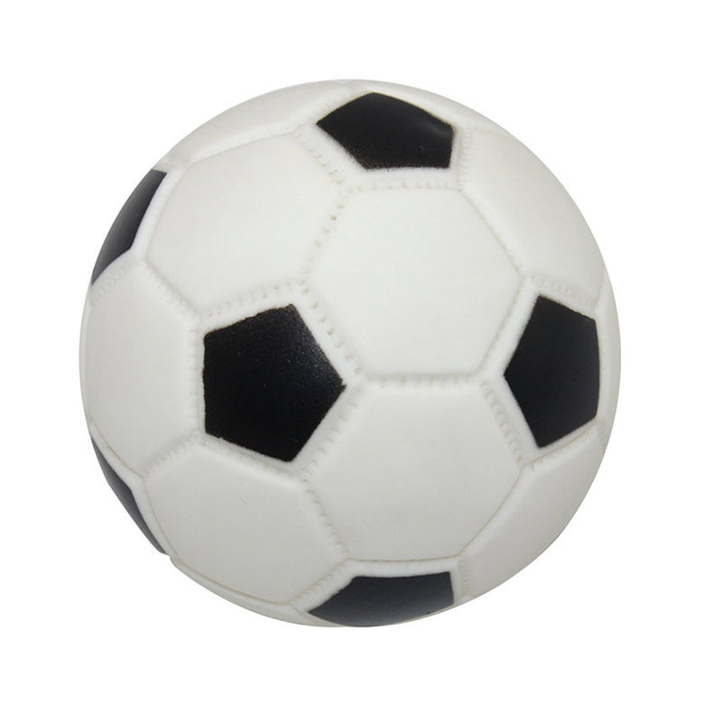 Іграшка для собак Олкар М'яч футбольний вінілова з пищалкою 9см EV023