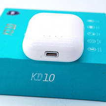 Бездротові навушники BT i16 PRO Bluetooth 5.0 з кейсом, стерео блютуз гарнітура, білий, фото 2