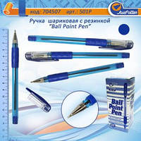 Ручка шариковая синяя 1 мм Ball Point Pen 501p