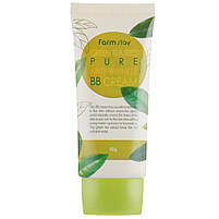 Матуючий ВВ крем для обличчя омолоджуючий Farmstay Green Tea Seed Pure Anti-Wrinkle BB Cream 40 г, фото 2