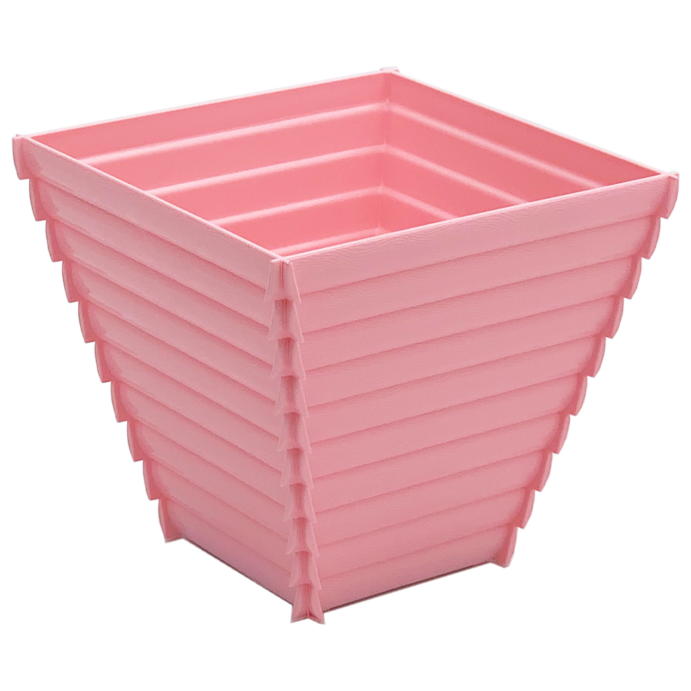 Горщик для квітів під дерево 2,3 л рожевий, фото 1