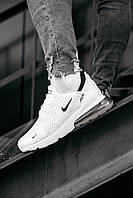 Кроссы для бега в белом цвете Беговые унисекс кроссовки Nike Air Max 270 "White"