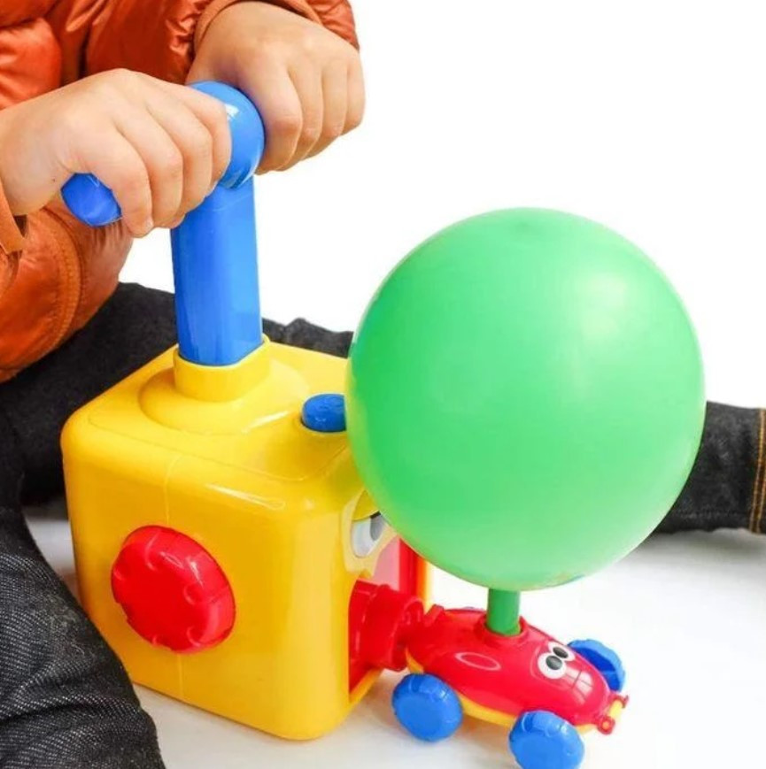 Аэромобиль машинка з кулькою Аеродинаміці Reaction FORCE Principle | Інтерактивна іграшка