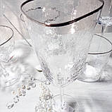 Винний келих Diva 400 мл зі срібним обідком (набір 4 шт), фото 2