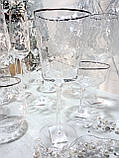 Винний келих Diva 400 мл зі срібним обідком (набір 4 шт), фото 3