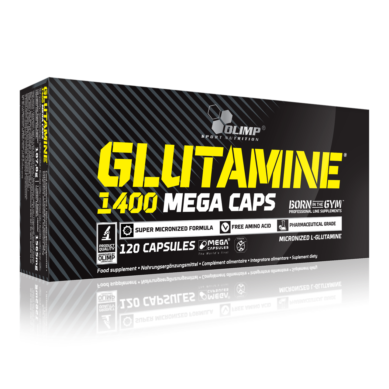 Olimp Glutamine 1400 mega caps 120 caps, фото 1