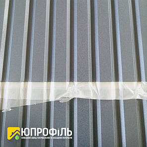 Профлист ПС20 для забору Графітовий матовий RAL 7024 PEMA 0.40 мм, фото 2