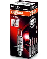 Лампа фари H1 12 V 55 W P14,5s Super (+30%) (OSRAM)