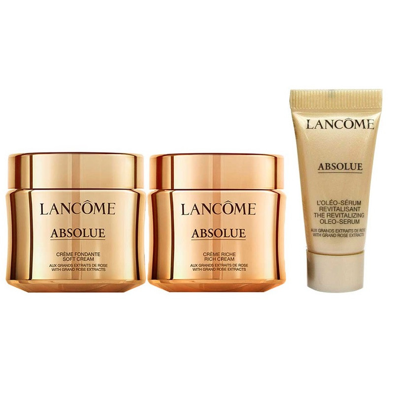Набор Lancome Absolue (Serum 5ml + Rich Cream 15ml + Soft Cream 15ml) (3614273031318)