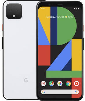 Смартфон Google Pixel 4 64 gb White, Snapdragon 855, екран 5.7" OLED, 12, 2 + 16/8 Мп, IP68, 1sim, 4G (LTE)