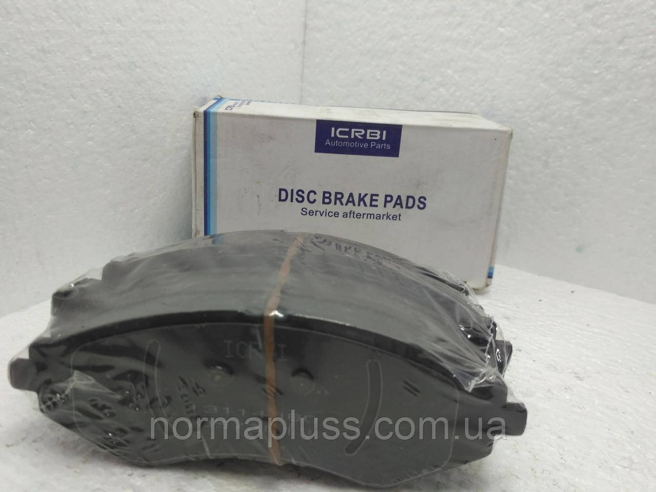 Колодки гальмівні передні Daewoo Lanos  14 "  CRB, фото 1