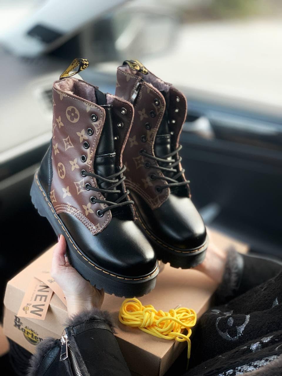 Dr Martens Jadon X Louis Vuitton Fur
