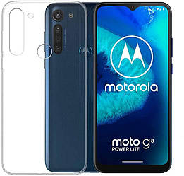 Чохол прозорий OneCam Motorola G8 Power (ультратонкий силіконовий) (Моторола Г8 Повер)