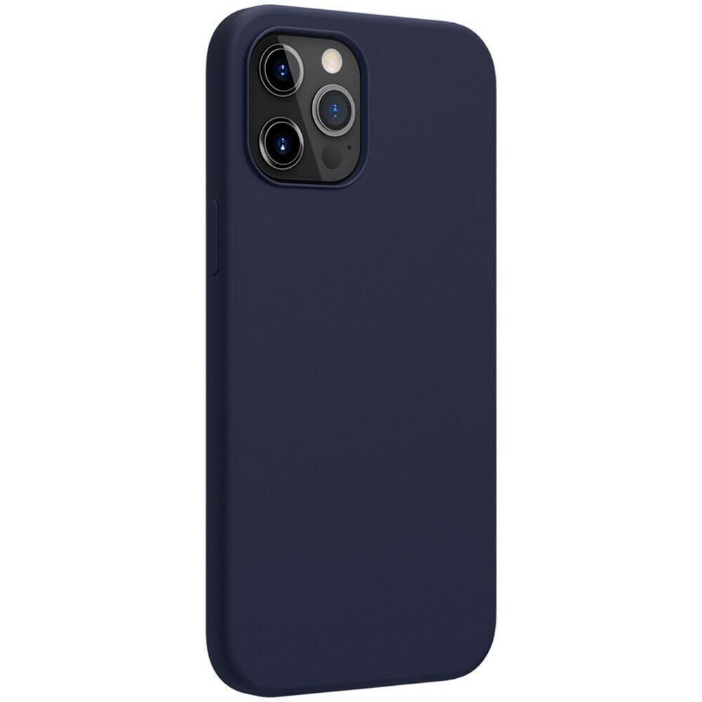 Магнітний силіконовий чохол Nillkin для iPhone 12 / 12 Pro (6.1″) Flex Pure Pro Magnetic Case Blue